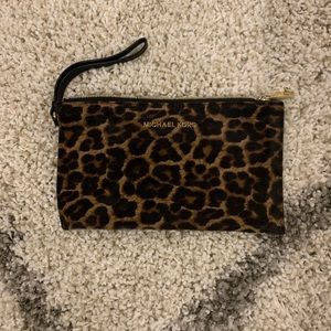 Michael Kors Cheetah Wristlet